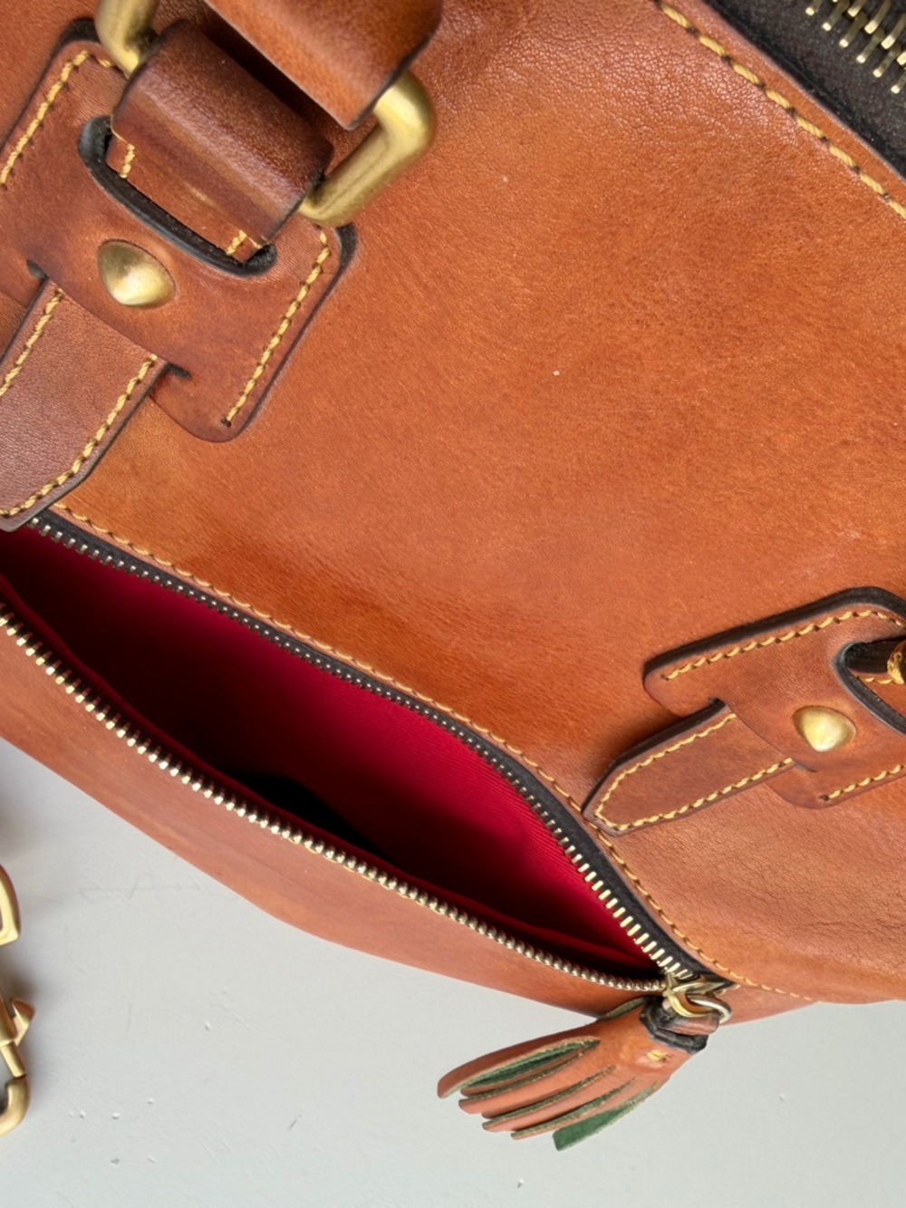Dooney & Bourke Clayton Florentine satchel - Picture 9 of 15